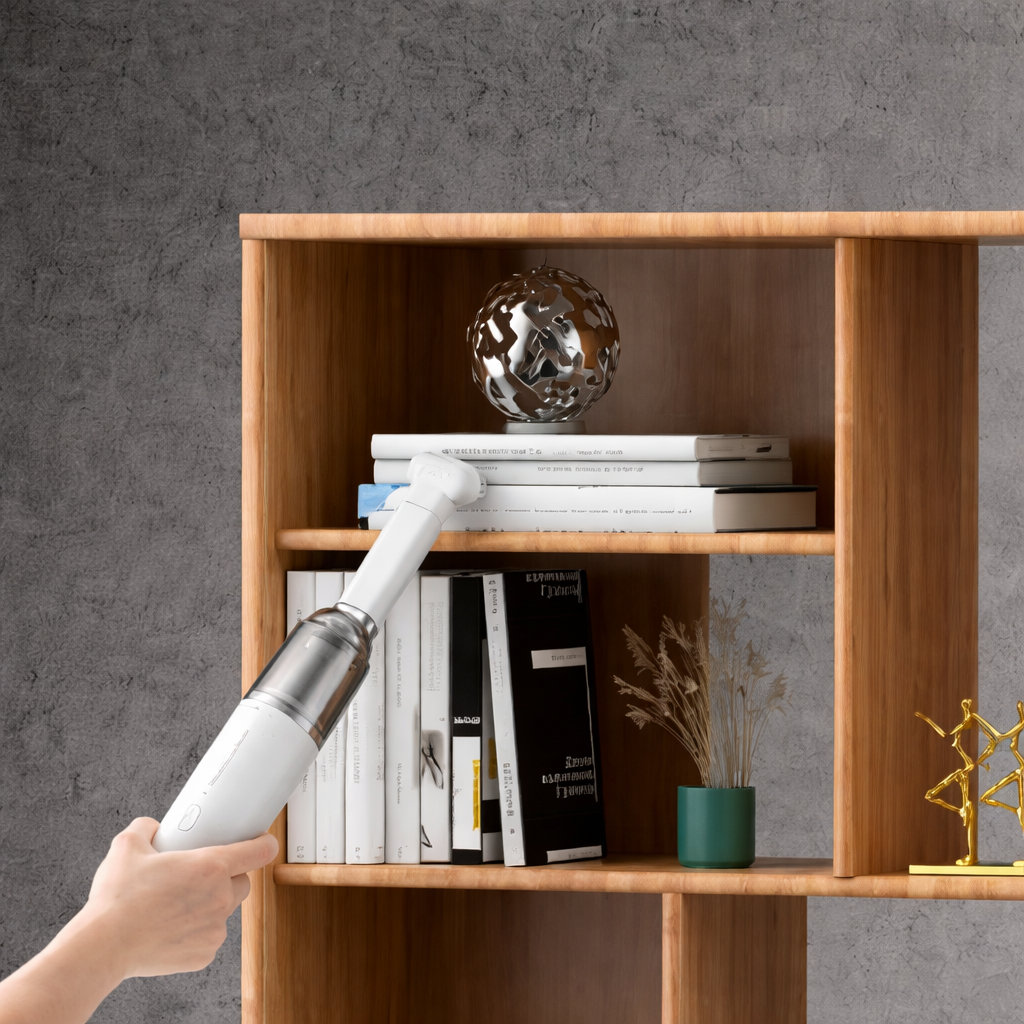 Cordless Mini Vacuum Cleaner – Strong 6000Pa Suction for Car & Home