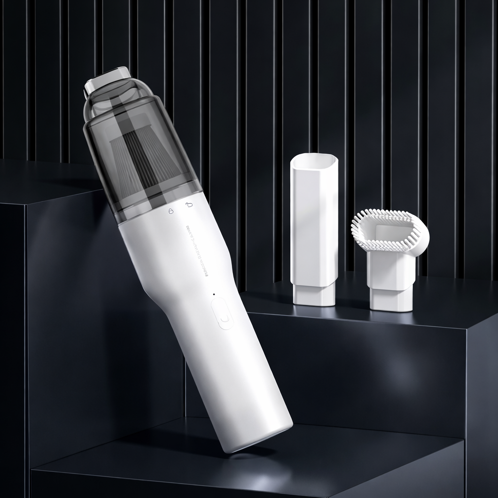 Cordless Mini Vacuum Cleaner – Strong 6000Pa Suction for Car & Home