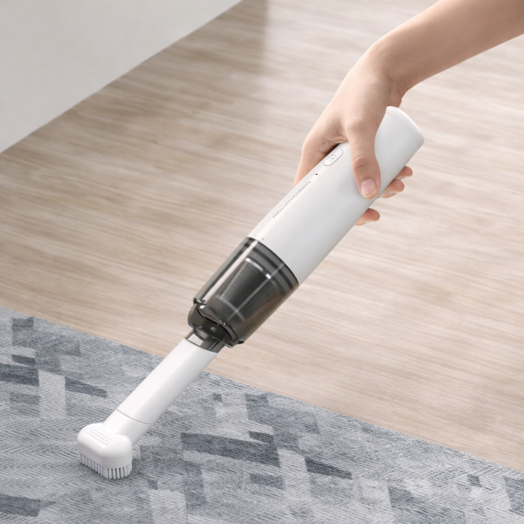 Cordless Mini Vacuum Cleaner – Strong 6000Pa Suction for Car & Home